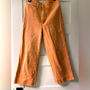 Madewell Emmett Slim Wide Leg Crop